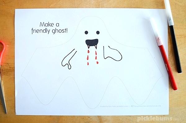 600x397 paper ghost paper source ghost with the most garland kit paper - Destiny Ghost Drawing Easy