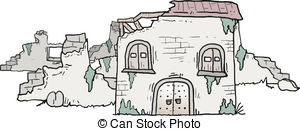 300x131 Destroyed House Clipart Great Free Clipart, Silhouette, Coloring - Destroyed House Drawing