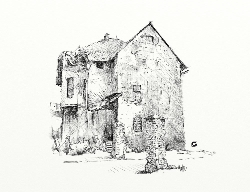 Destroyed House Drawing at Explore collection of