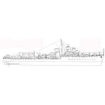 350x350 hunt class destroyer - Destroyer Drawing