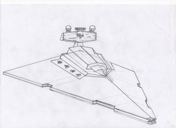 344x250 star destroyer line drawing - Destroyer Drawing