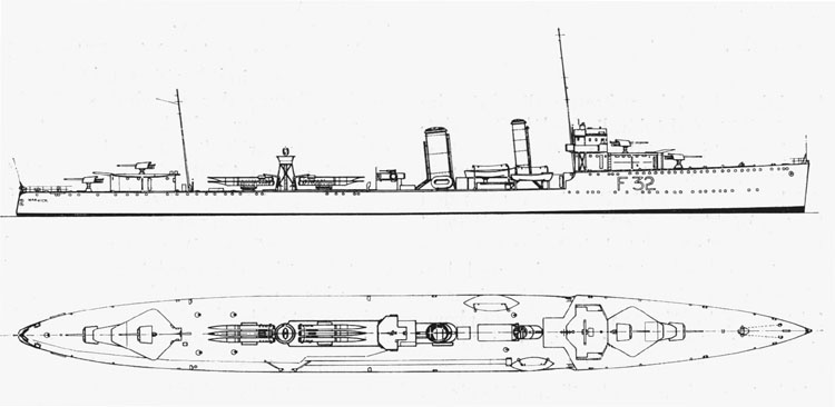 Destroyer Drawing at PaintingValley.com | Explore collection of ...