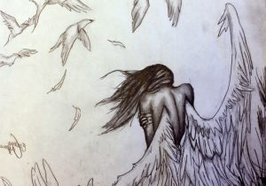 300x210 detailed anime drawings for rhaiyounchuaiki ame - Detailed Angel Drawing