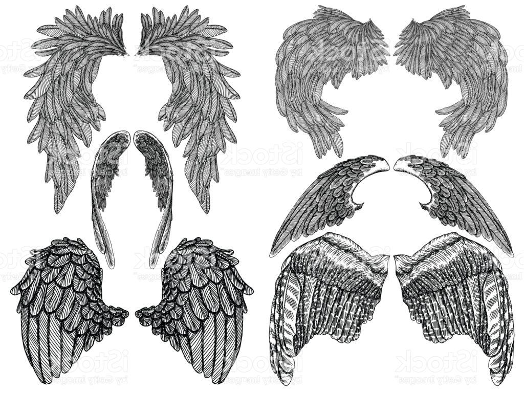 1024x768 drawn angel detailed - Detailed Angel Drawing