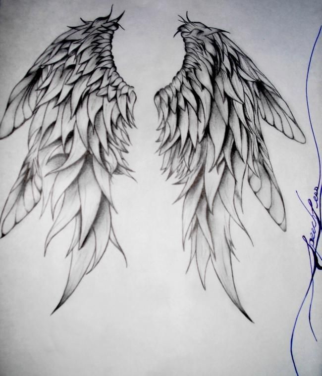 650x760 Free Angel Card Reading Art Wings, Drawings, Angel Drawing - Detailed Angel Drawing