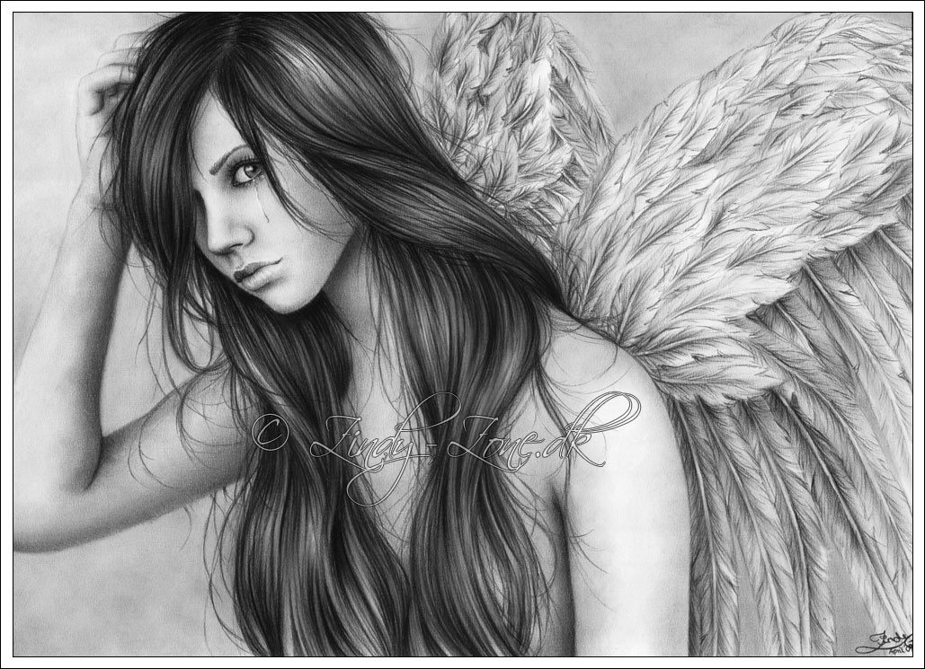 1029x745 zindy zone dk - Detailed Angel Drawing
