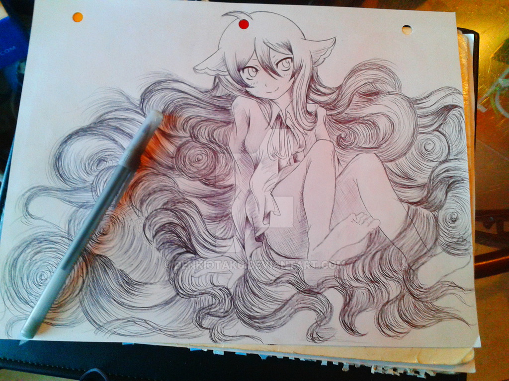 1024x768 Random Anime Girl Drawing Process - Detailed Anime Drawings