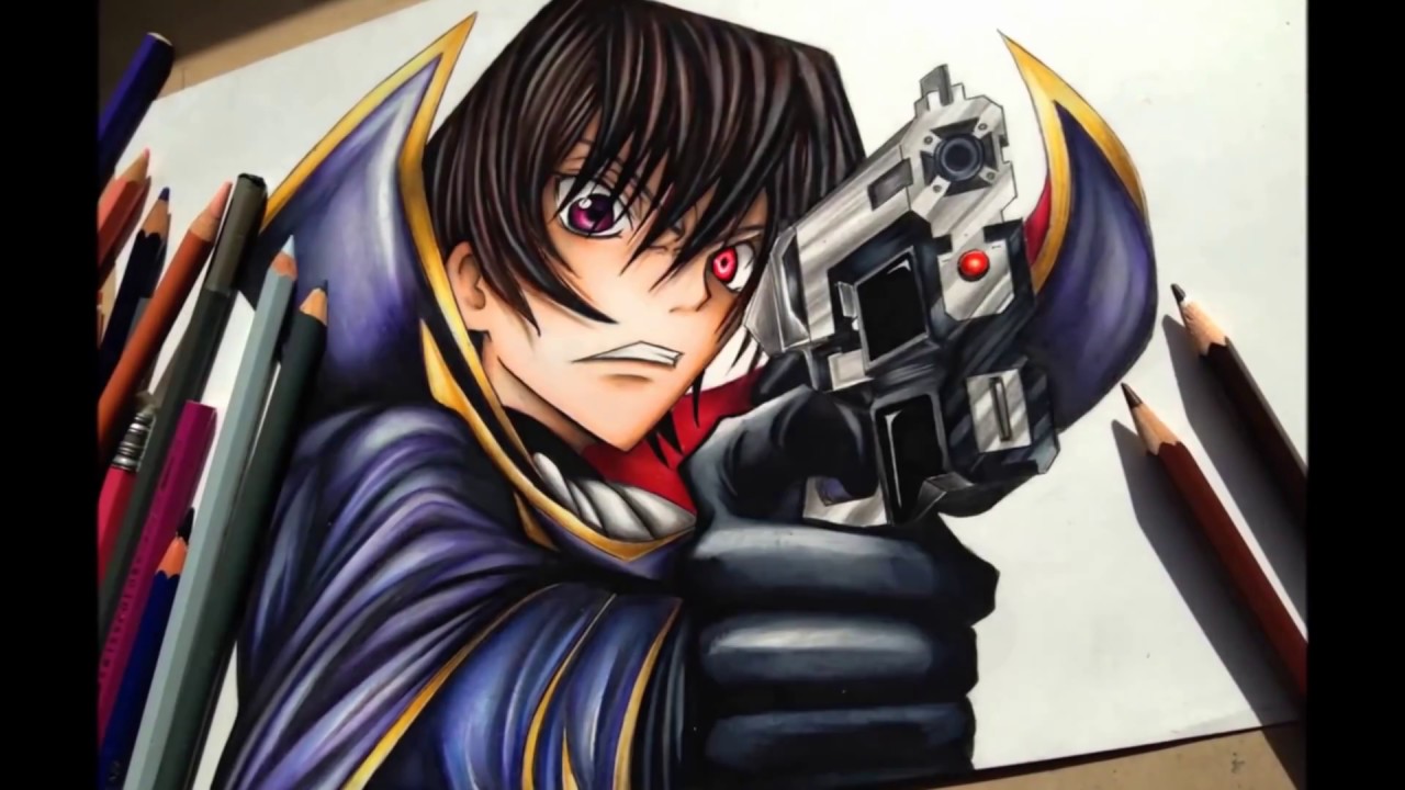 1280x720 the most satisfying anime drawing videos on youtube - Detailed Anime Drawings