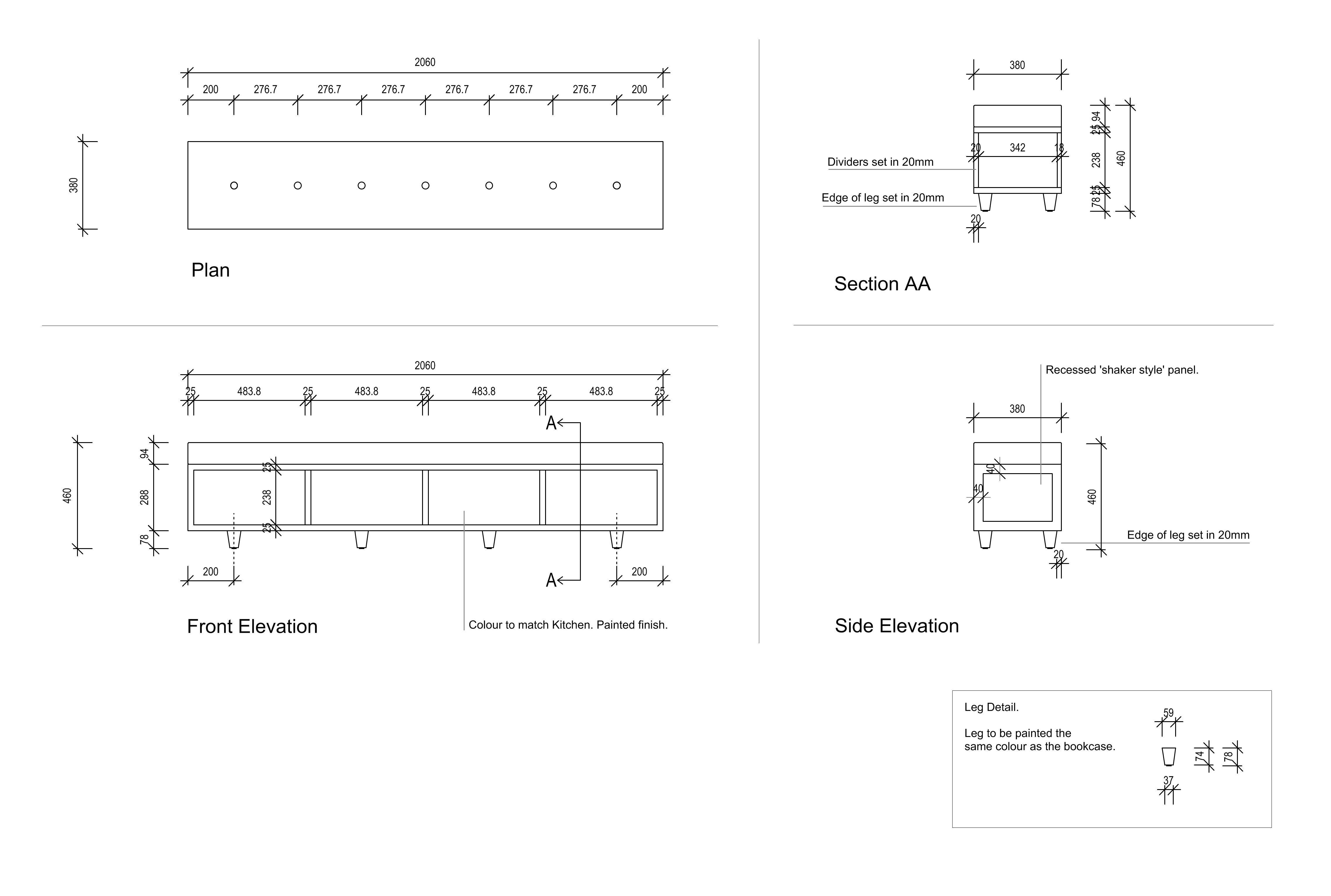 4544x3060 Furniture Detail Drawings Kent Griffiths Design - Detailed Design Drawings