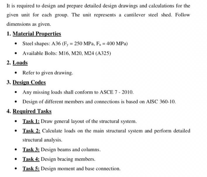 700x599 it is required to design and prepare detailed desi - Detailed Design Drawings