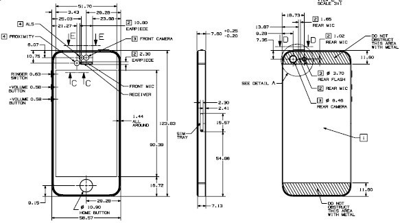 583x325 iphone fully dimensioned design drawing available for all to see - Detailed Design Drawings