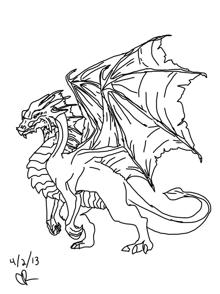 Раскраски драконы Skyrim