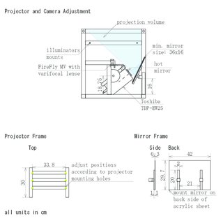320x320 detailed engineering drawing for an interactive multi touch table - Detailed Drawing Engineering