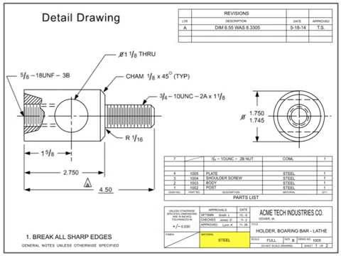480x360 What Are Detail And Assembly Drawings - Detailed Drawing Engineering