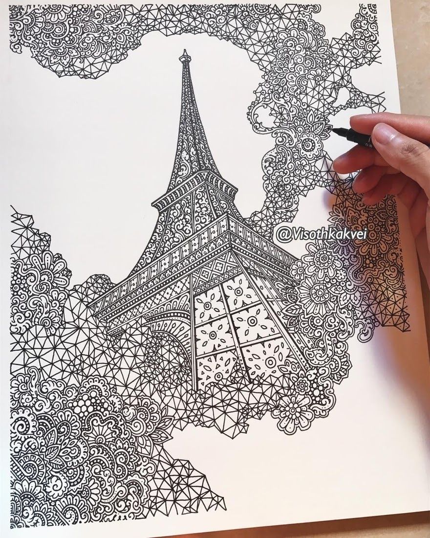 880x1100 Detailed Drawings With Many Styles - Detailed Drawings