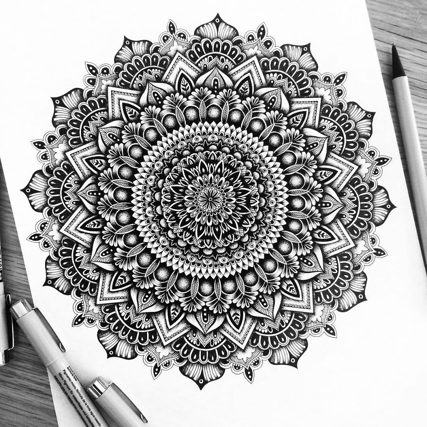 880x880 I Am Obsessed With Drawing Super Detailed Art - Detailed Drawings