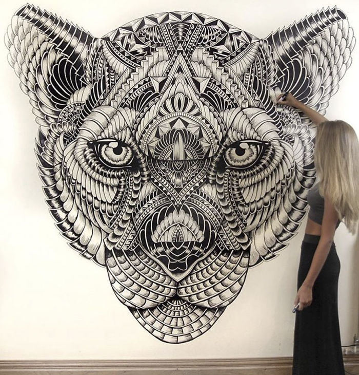 700x730 Detailed Animal Drawings Mutually - Detailed Drawings