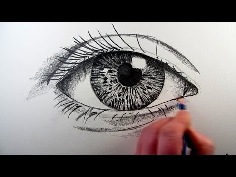 480x360 how to draw a realistic eye narrated step - Detailed Eye Drawing