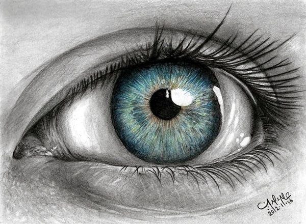 600x440 How To Draw An Eye - Detailed Eye Drawing