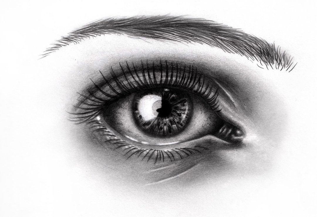 1080x739 Cool Drawings Art, Cool, Detail, Drawing, Eye - Detailed Eye Drawing