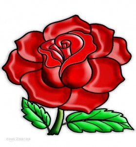 279x300 Easy Ways To Draw A Rose - Detailed Rose Drawing
