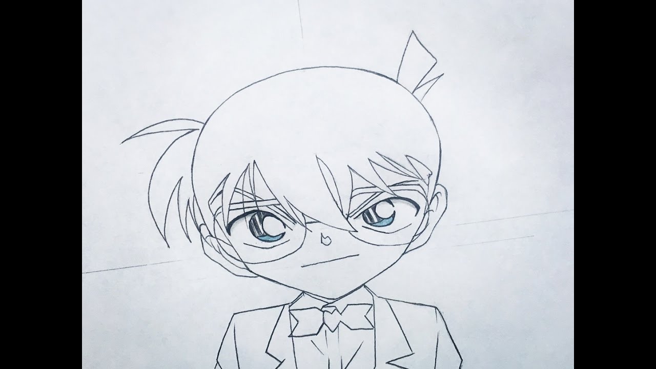 1280x720 how to draw detective conan - Detective Drawing