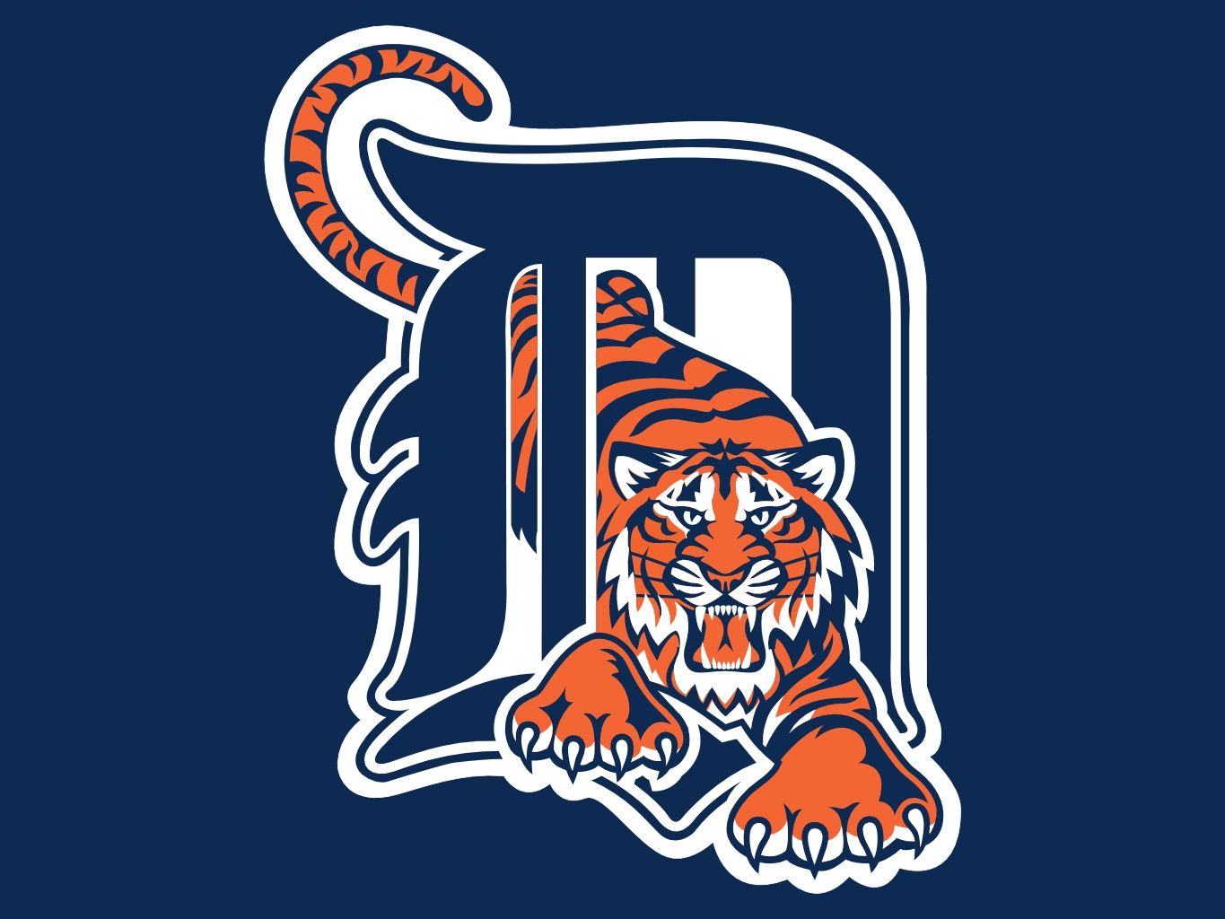 1365x1024 detroit tigers symbol pics gallery - Detroit Tigers Drawing