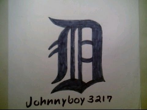 480x360 how to draw detroit tigers logo - Detroit Tigers Drawing
