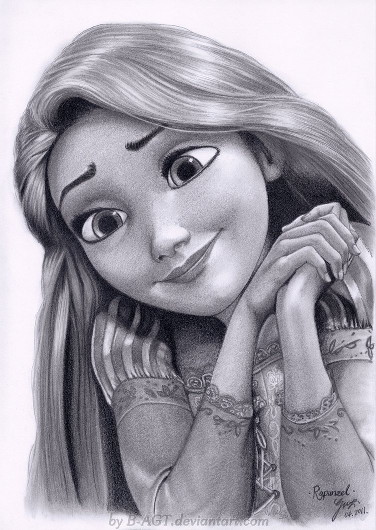 753x1062 Rapunzel Drawing - Deviantart Drawings