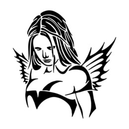 260x260 devil angel stickers coupons, promo codes deals get cheap - Devil Angel Drawing