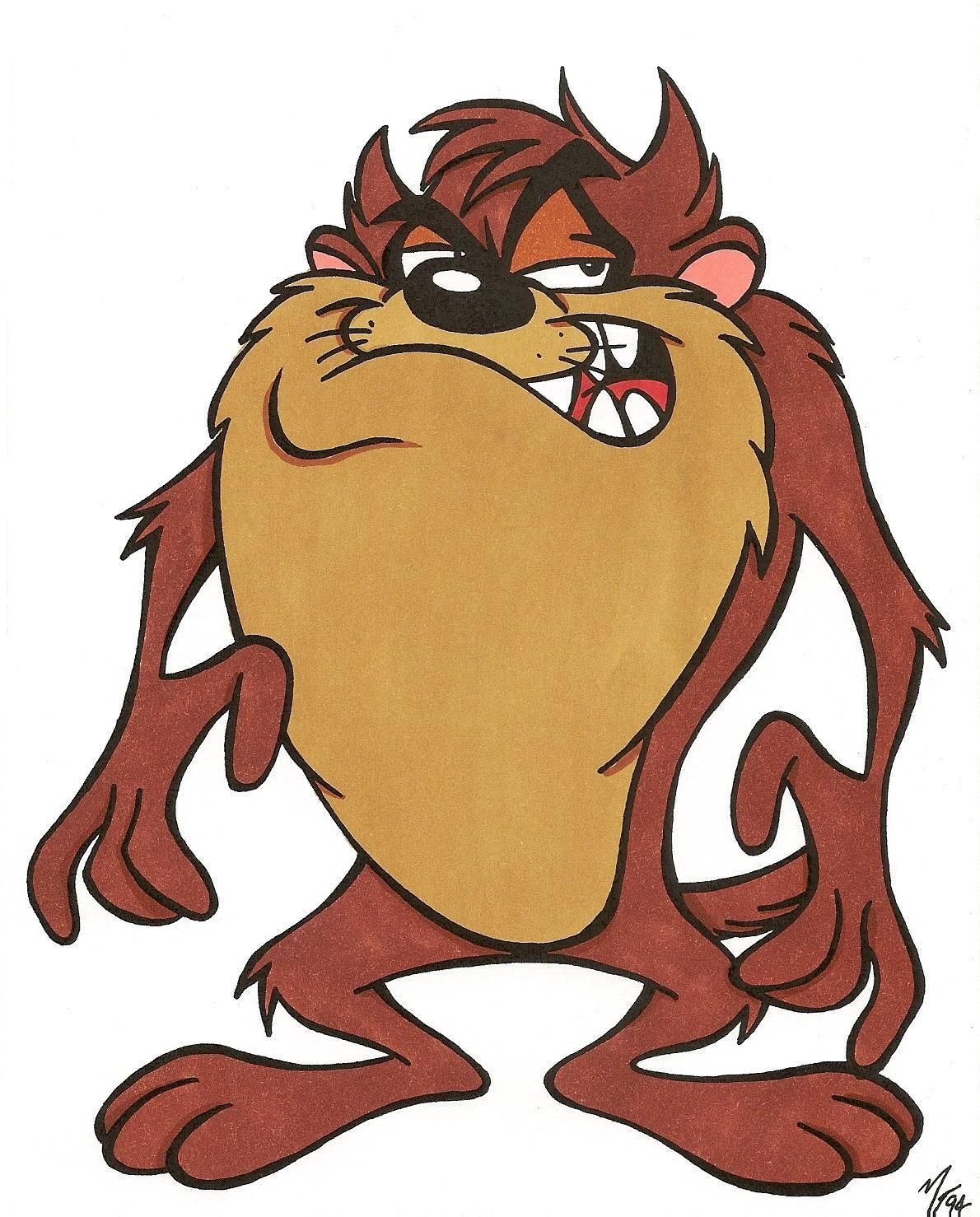 1190x1478 Devil Tasmanian Tune Looney Toons Cartoons Tasmanian Devil - Devil Cartoon Drawing