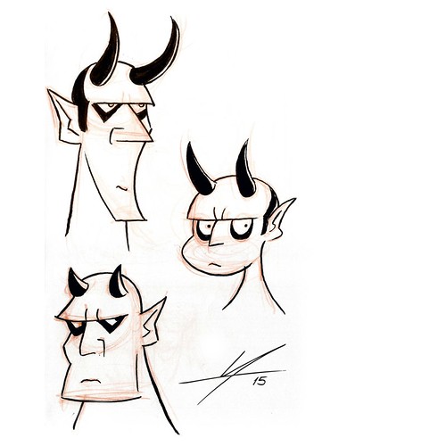 500x500 Devils Iamodoodles - Devil Cartoon Drawing