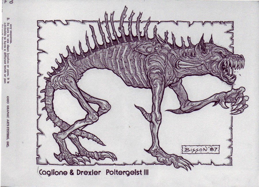 900x652 Poltergeist - Devil Dog Drawings