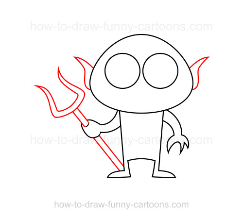 500x451 How To Draw A Devil - Devil Drawing