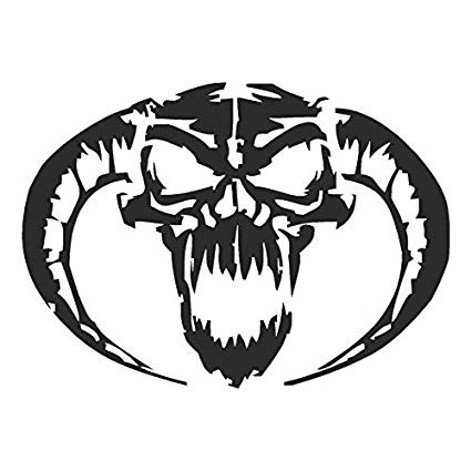 425x425 demon devil skull horns - Devil Skull Drawing