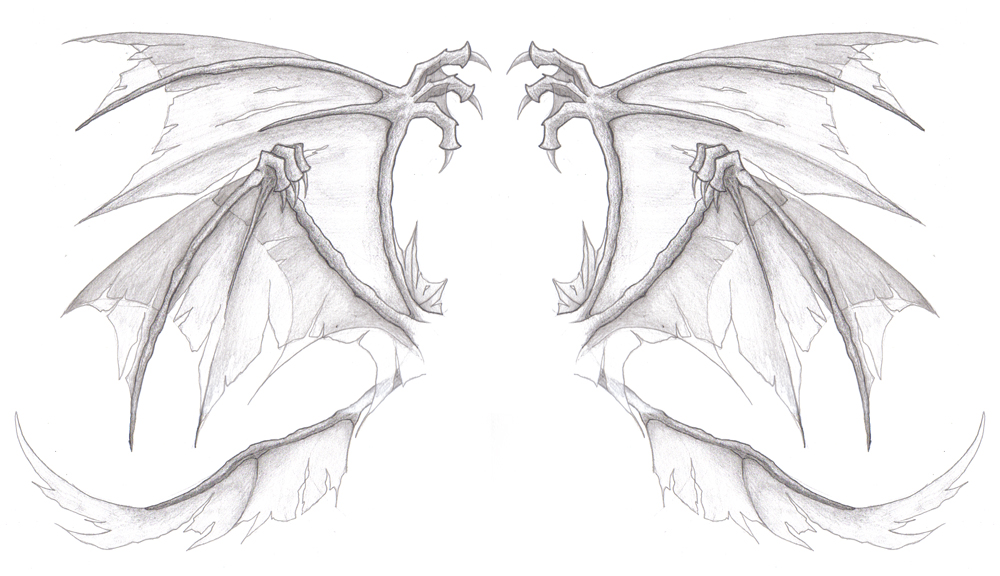 Devil Wings Drawing at Explore collection of Devil