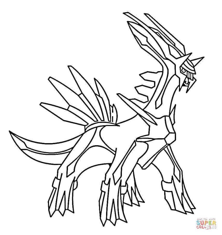 856x908 Legendary Dialga My Art Work Pokemon Coloring, Pokemon - Dialga Drawing