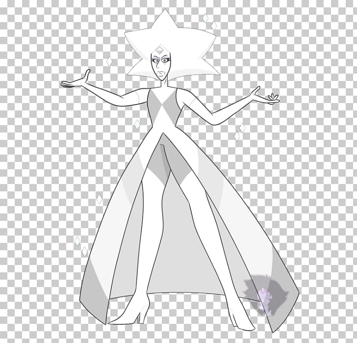 728x699 Drawing Cartoon Line Art Sketch, White Diamond Png Clipart Free - Diamond Cartoon Drawing