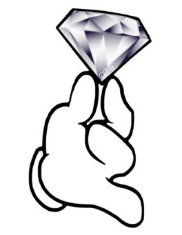 264x340 emcee dope diamonds diamant hand cartoon draw backgrounds dope - Diamond Cartoon Drawing