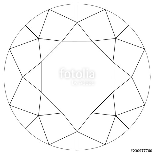 500x500 Cartoon Draw Diamond Looking Down Stock Photo And Royalty Free - Diamond Cartoon Drawing