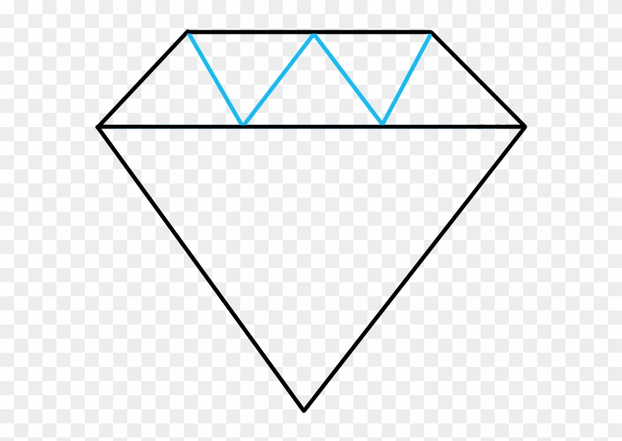 880x625 How To Draw Diamond - Diamond Drawing