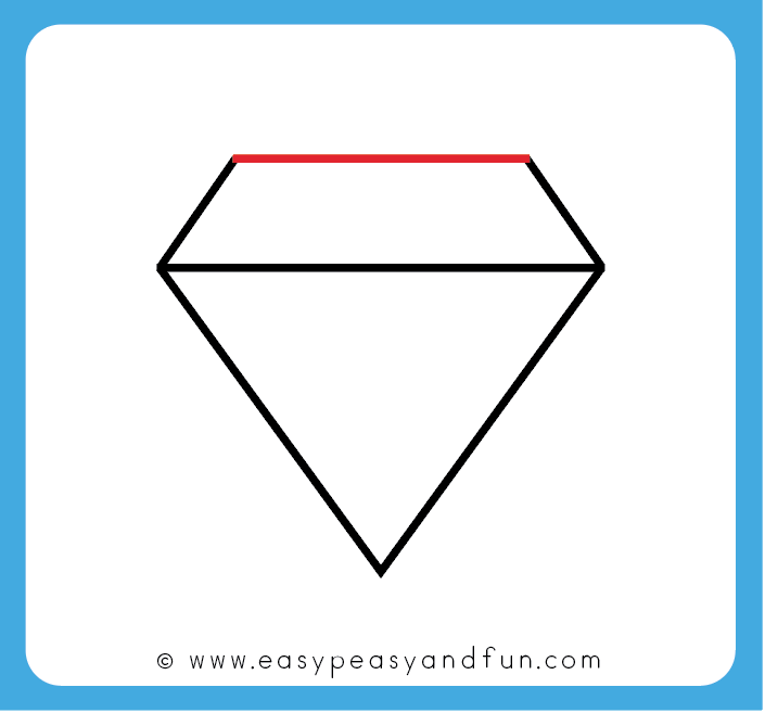 705x657 How To Draw A Diamond - Diamond Drawing