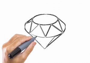 300x210 Simple Diamond Drawing - Diamond Drawing 3d