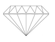 236x179 How To Draw A Diamond Step - Diamond Drawing Easy