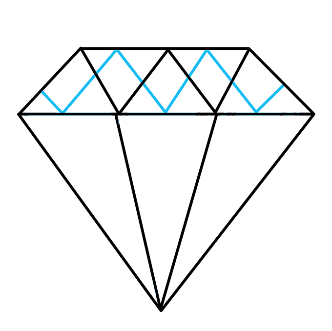680x678 How To Draw A Diamond - Diamond Drawing Images