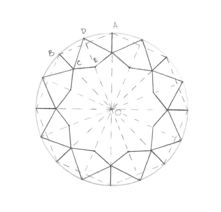 850x813 How To Draw A Diamond - Diamond Drawing Images