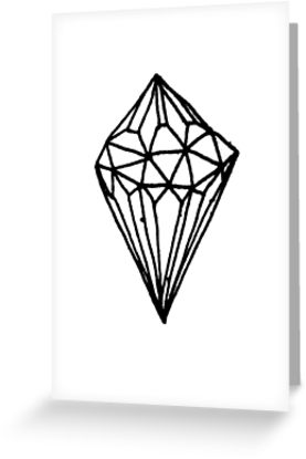 277x415 Diamond Drawing Greeting Cards - Diamond Drawing Simple