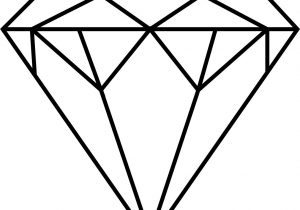 300x210 Simple Diamond Drawing How To Draw A Cute Diamond - Diamond Drawing Simple