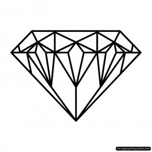 Diamond Drawing Simple at PaintingValley.com | Explore collection of ...