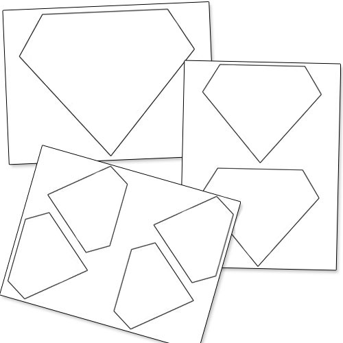Diamond Drawing Template